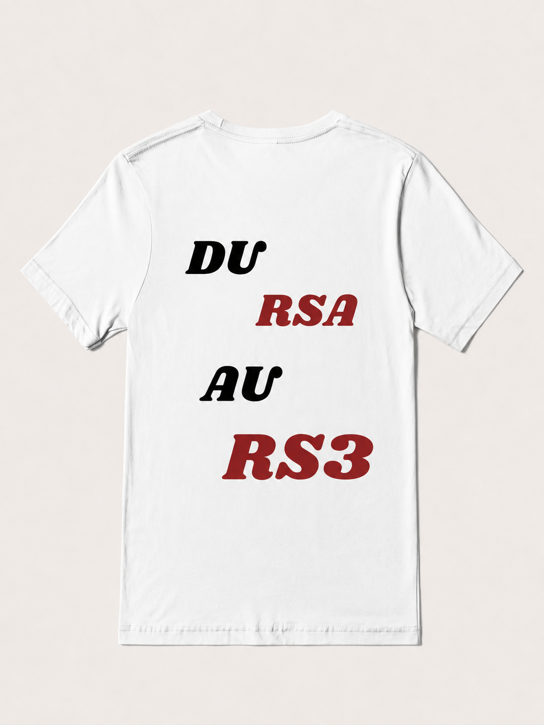 T shirt “du rsa au rs3”