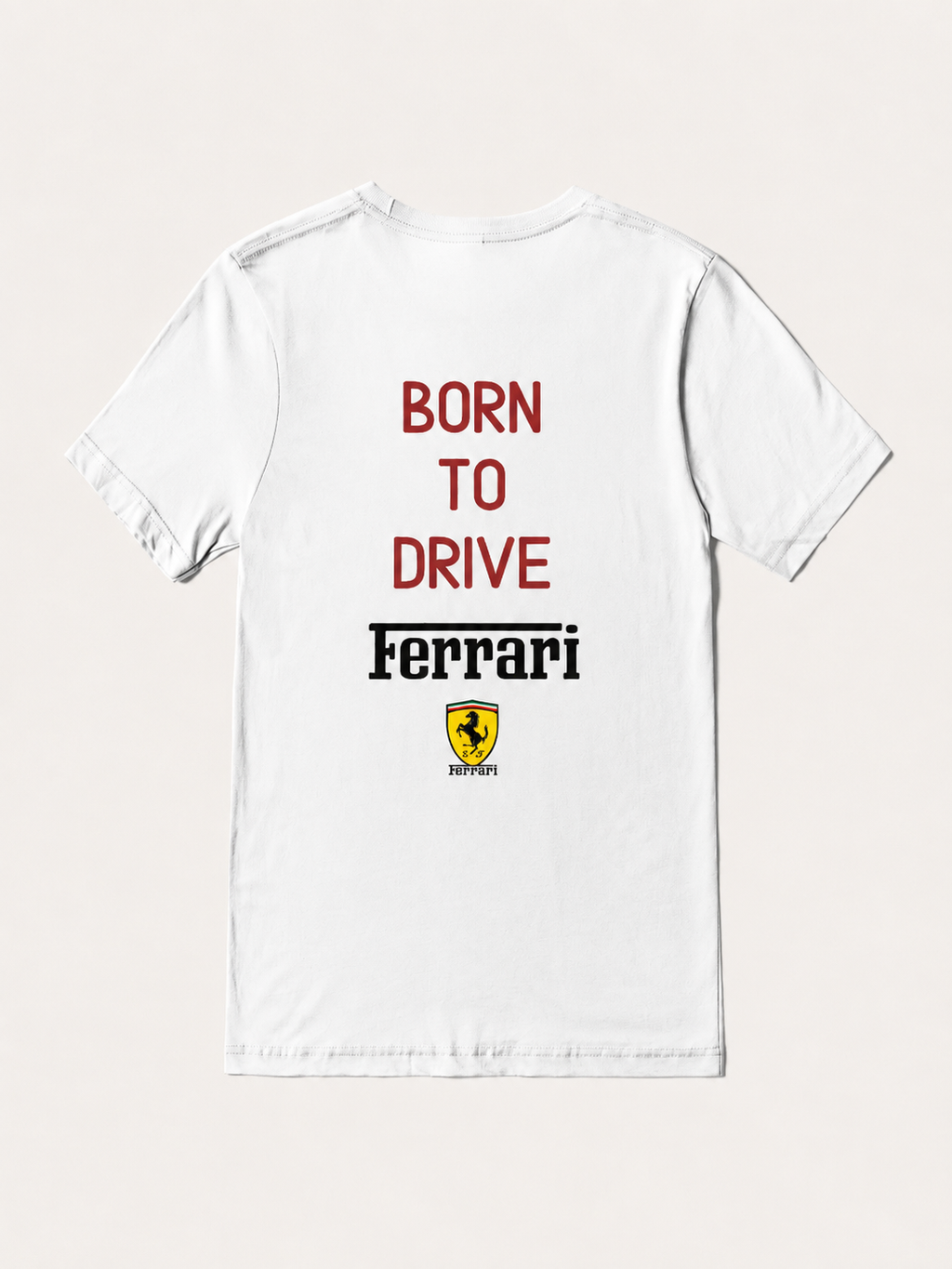T shirt “born to drive”